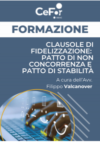 Clausole di fidelizzazione: patto di non concorrenza e patto di stabilità