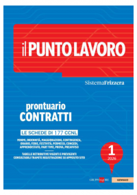 IL PUNTO LAVORO 1/2026 - PRONTUARIO CONTRATTI