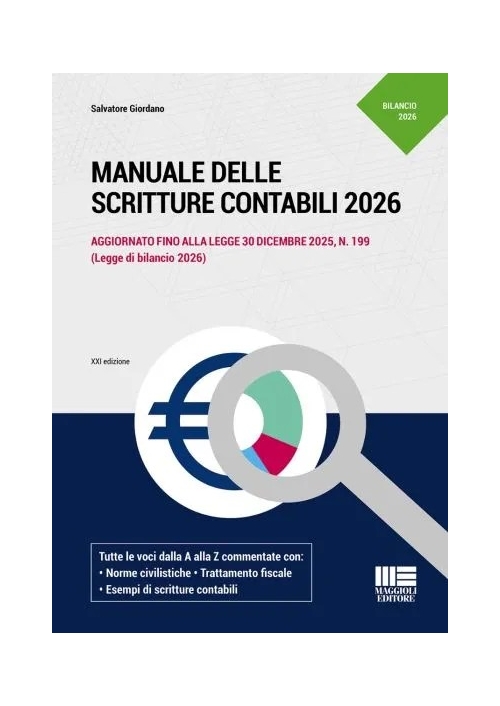 MANUALE DELLE SCRITTURE CONTABILI 2026