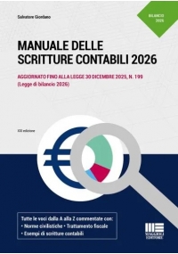 MANUALE DELLE SCRITTURE CONTABILI 2026