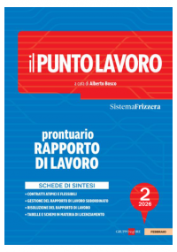 IL PUNTO LAVORO 2/2026 - PRONTUARIO DEL RAPPORTO DI LAVORO