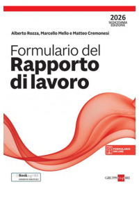 FORMULARIO DEL RAPPORTO DI LAVORO 2026