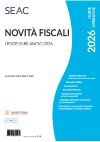 NOVITÀ FISCALI - Legge di bilancio 2026