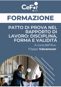 Patto di Prova nel Rapporto di Lavoro: Disciplina, Forma e Validità