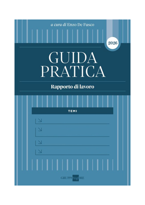 GUIDA PRATICA RAPPORTO DI LAVORO 2026