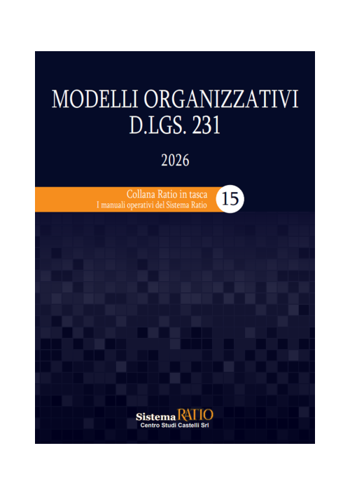 MODELLI ORGANIZZATIVI D.LGS. 231 2026
