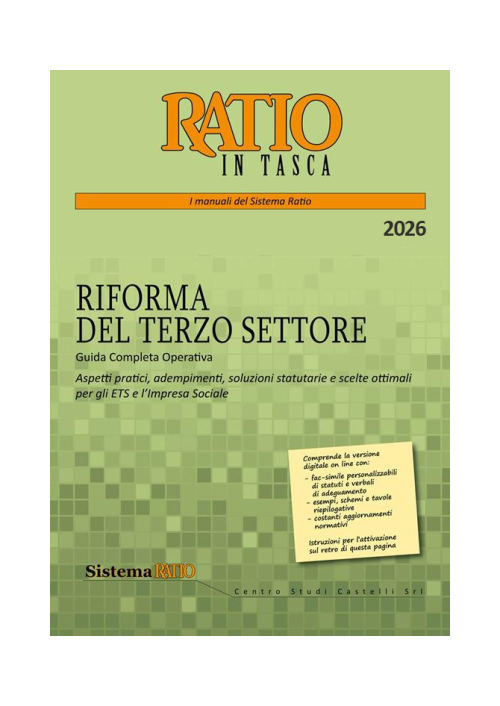 RIFORMA DEL TERZO SETTORE 2026
