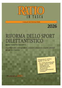 RIFORMA DELLO SPORT DILETTANTISTICO 2026