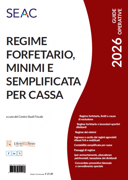 REGIME FORFETARIO, MINIMI E SEMPLIFICATA PER CASSA