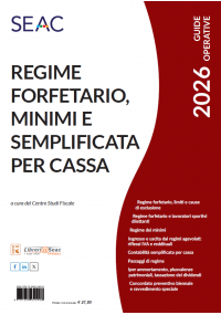 REGIME FORFETARIO, MINIMI E SEMPLIFICATA PER CASSA
