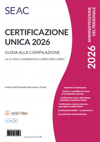 CERTIFICAZIONE UNICA 2026 - Guida alla Compilazione