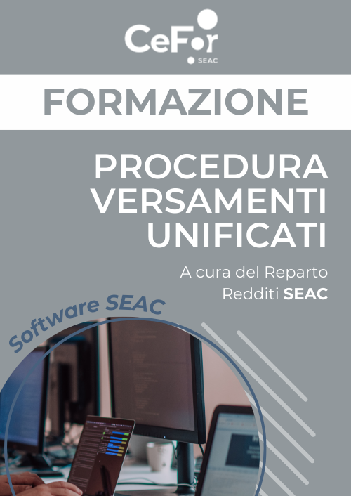 Suite Redditi SEAC - Procedura Versamenti Unificati - Edizione Novembre 2026