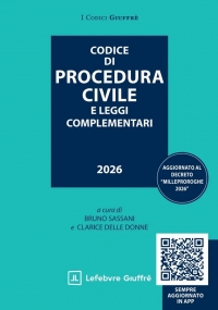 CODICE DI PROCEDURA CIVILE E LEGGI COMPLEMENTARI