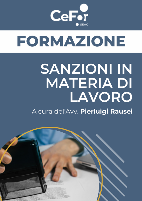 Sanzioni in materia di lavoro