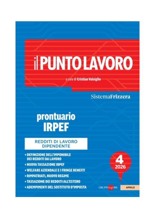 IL PUNTO LAVORO 4/2026 - PRONTUARIO IRPEF