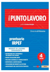 IL PUNTO LAVORO 4/2026 - PRONTUARIO IRPEF