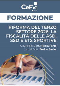 Riforma del Terzo Settore 2026: la Fiscalità delle ASD, SSD e ETS sportive
