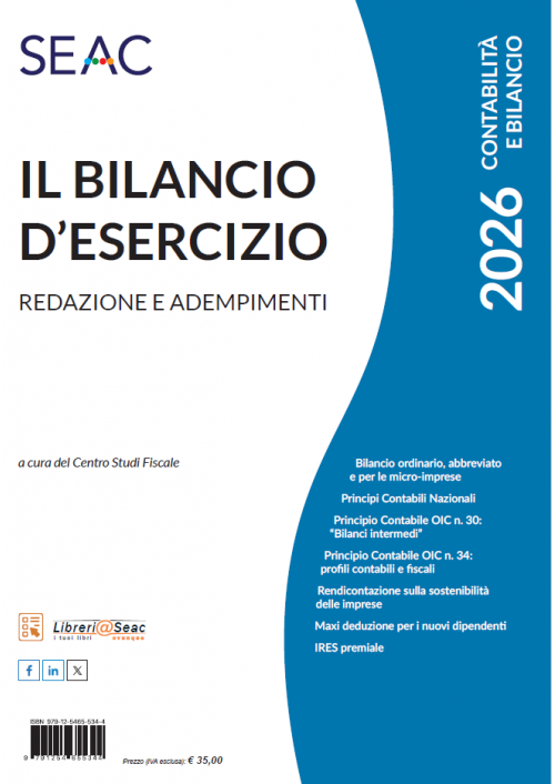 IL BILANCIO D'ESERCIZIO - Redazione e adempimenti