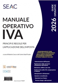 MANUALE OPERATIVO IVA - Principi e regole per l'applicazione dell'imposta