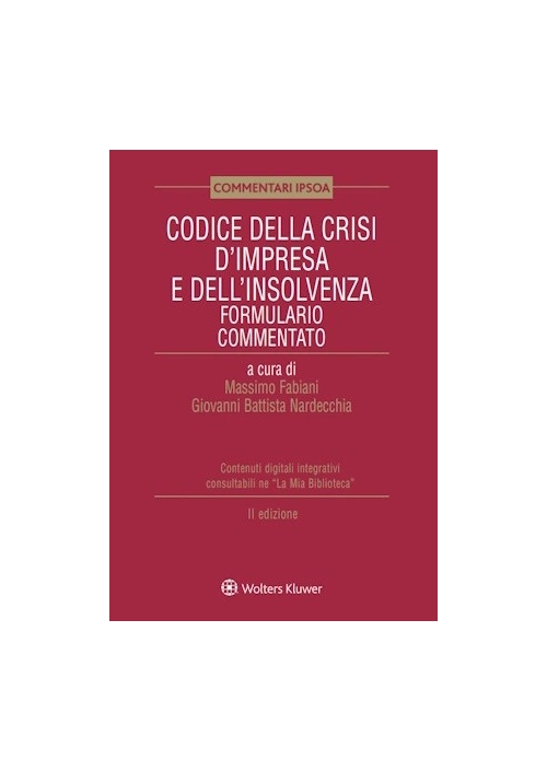 CODICE DELLA CRISI D'IMPRESA E DELL'INSOLVENZA