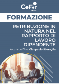 Retribuzione in Natura nel rapporto di lavoro dipendente