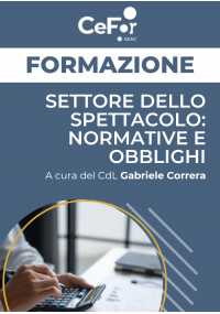 Settore dello Spettacolo: normative e obblighi