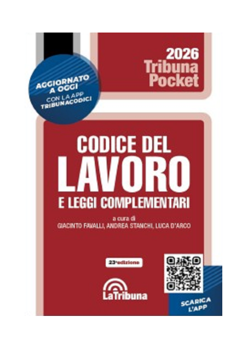CODICE DEL LAVORO 2026