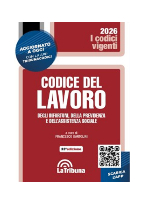 CODICE DEL LAVORO 2026
