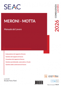 MERONI MOTTA - Manuale del lavoro