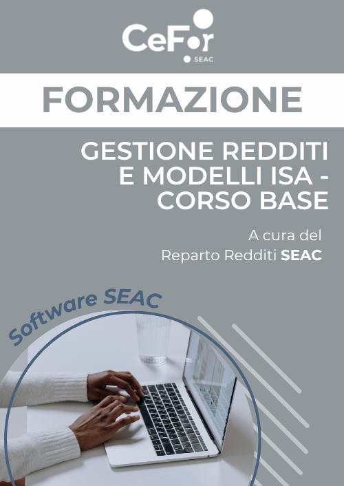 Gestione Redditi e Modelli ISA - corso base