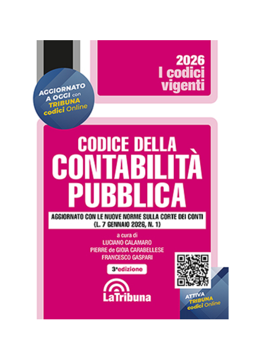 CODICE DELLA CONTABILITÀ PUBBLICA