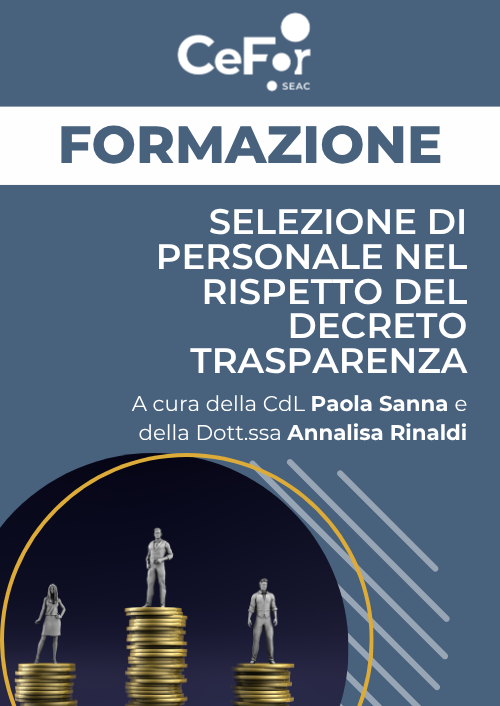 Selezione di Personale nel rispetto del Decreto Trasparenza