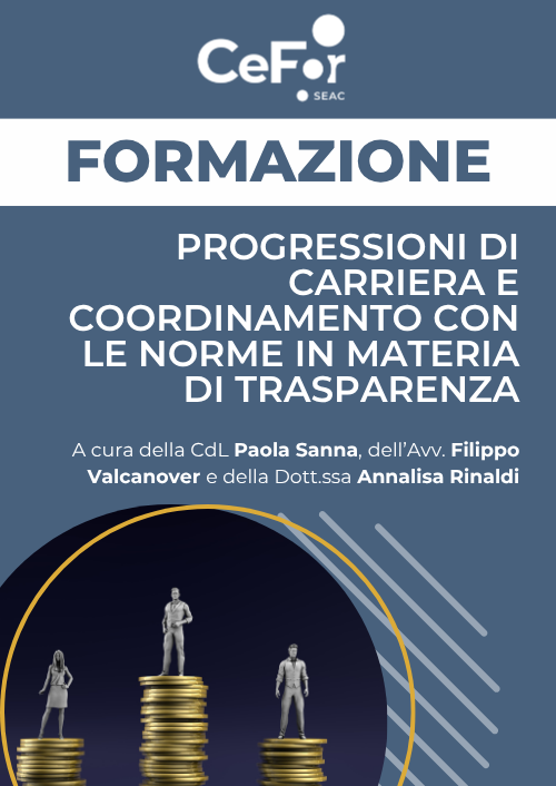 Progressioni di carriera e coordinamento con le norme in materia di Trasparenza