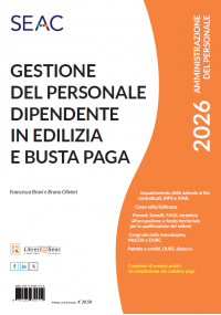 GESTIONE DEL PERSONALE DIPENDENTE IN EDILIZIA E BUSTA PAGA