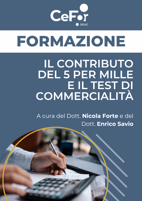 Il contributo del 5 per mille e il test di commercialità