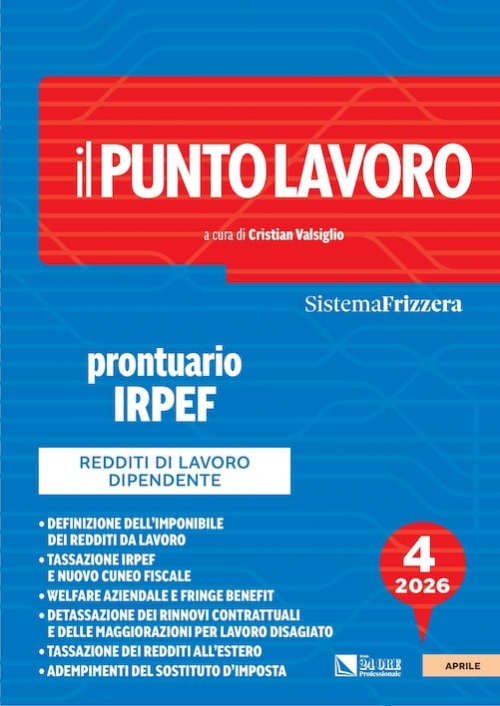 IL PUNTO LAVORO 4/2026 - PRONTUARIO IRPEF