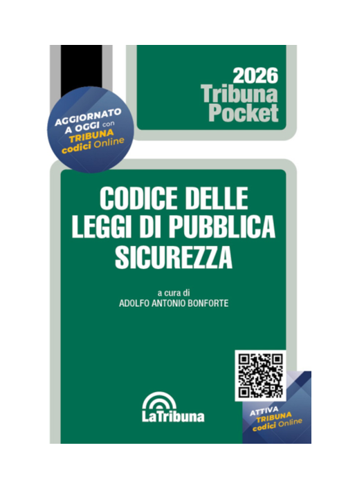 CODICE DELLE LEGGI DI PUBBLICA SICUREZZA
