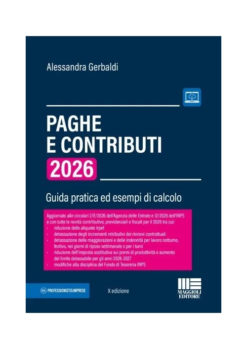 PAGHE E CONTRIBUTI 2026