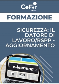 Sicurezza: il Datore di lavoro/RSPP - Aggiornamento | E-learning