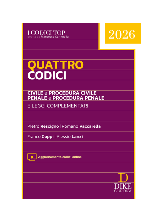 QUATTRO CODICI 2026