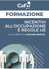 Incentivi all'occupazione e regole UE