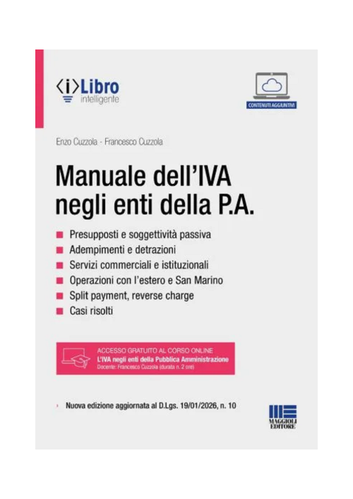 MANUALE DELL'IVA NEGLI ENTI DELLA P.A.