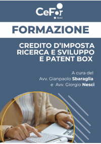 Credito d'imposta ricerca e sviluppo e Patent Box