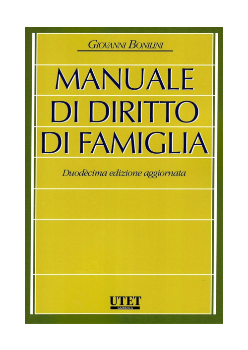 MANUALE DI DIRITTO DI FAMIGLIA