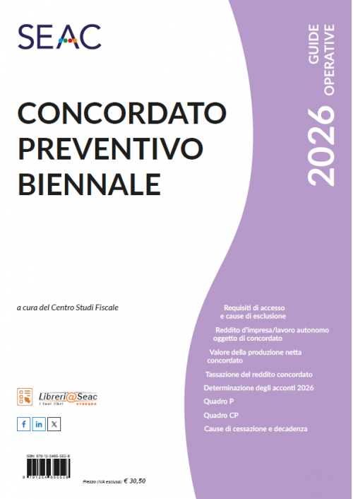 CONCORDATO PREVENTIVO BIENNALE 2026