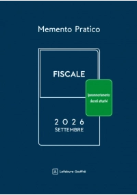 MEMENTO FISCALE 2026 - Edizione di Settembre