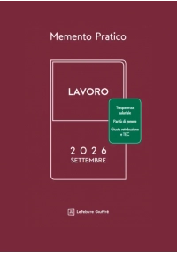 MEMENTO LAVORO 2026 - Edizione di Settembre
