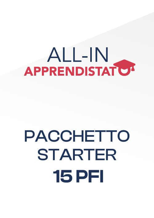 ALL-IN APPRENDISTATO PACCHETTO STARTER 15 PFI