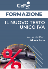 Il nuovo Testo Unico Iva