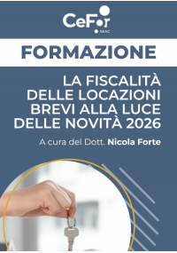 La fiscalità delle Locazioni Brevi alla luce delle novità 2026